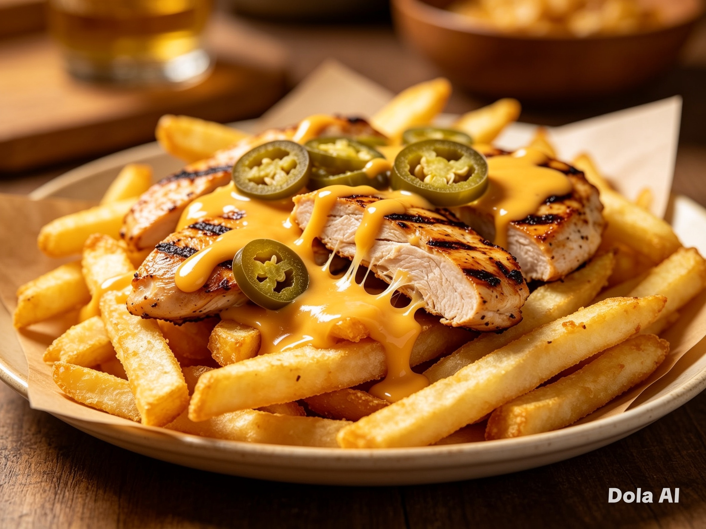 Chicken Grilled Loaded Fries